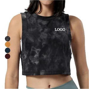 Women's Loose Sleeveless Sports Tank Top Quick Dry Yoga Gym Vest Breathable Running Workout Crop Top for Summer Fitness
