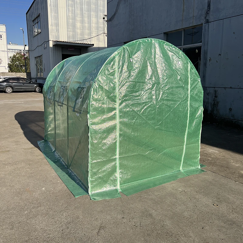 Hot Sale Waterproof Round Top Polytunnel Small Greenhouse With ...