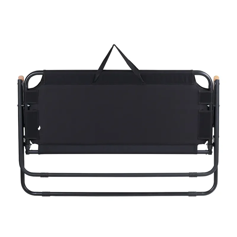 Открытый складной двойной стул портативный высококачественный стальной трубы парный для отдыха кемпинга