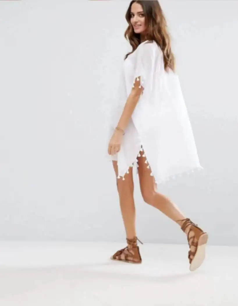 High Qualitybathing Suit Sarong Cover Ups Vestido De Playa Custom Pareo