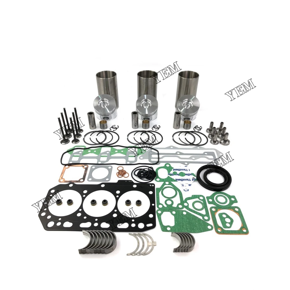 For Yanmar 3TNV88 3D88E S3D88E-5 Overhaul Engine Rebuild Kit 4