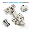 35mm cup one way hydraulic hinge(plane bottom)