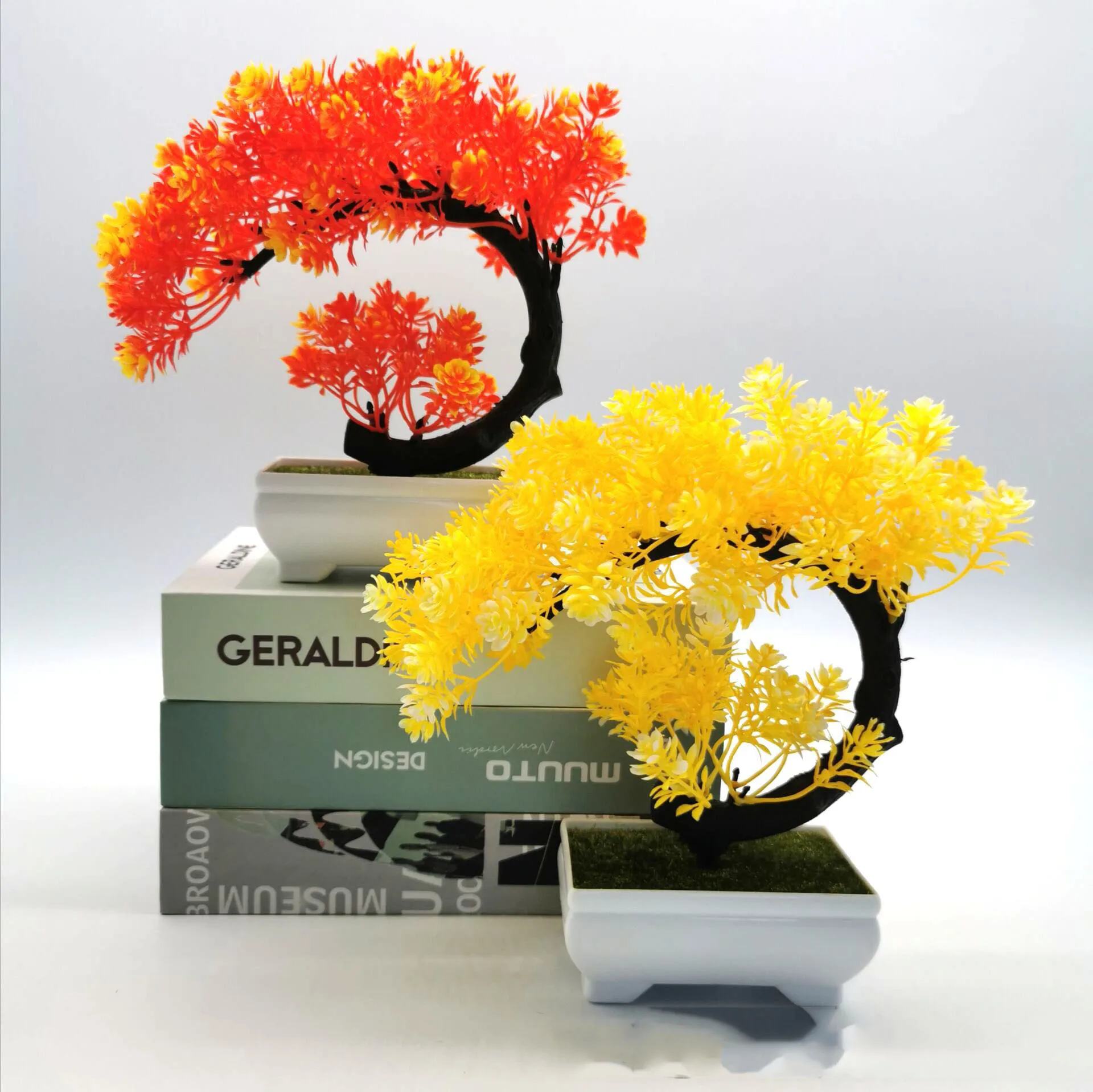Mini Artificial Bonsai Tree Plants - Perfect for Home & Office