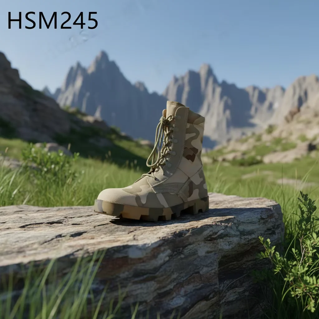 LXG, Sepatu Bot Pertempuran dengan Sol Karet Ultra-Keras untuk Survei Kawasan Hutan — Combat Boots Altama Cool Max lintas batas, populer di Asia Tenggara, HSM245