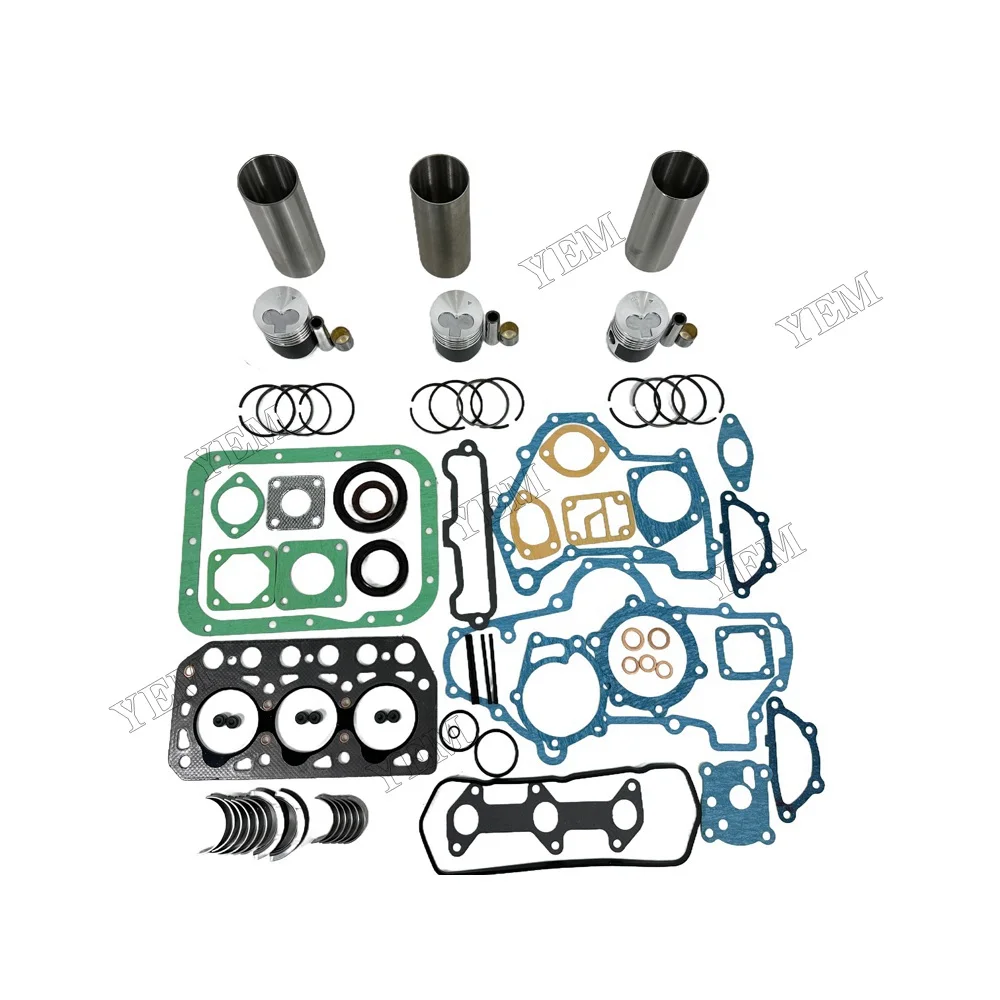 For Mitsubishi K3B Overhaul Kit With Bearing Set Heavy Equipment Engine Parts 5