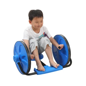 Factory Wholesale Twist Scooter 3 Wheels Balance Car Ride on Toys Balance Scooter Plastic Handcart Children Hand-cranked Toys