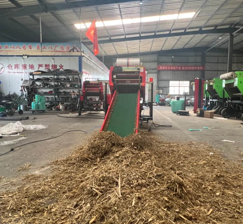 Hay Packing Machine 1 Ton Silage Baler Round Straw Baler Machine