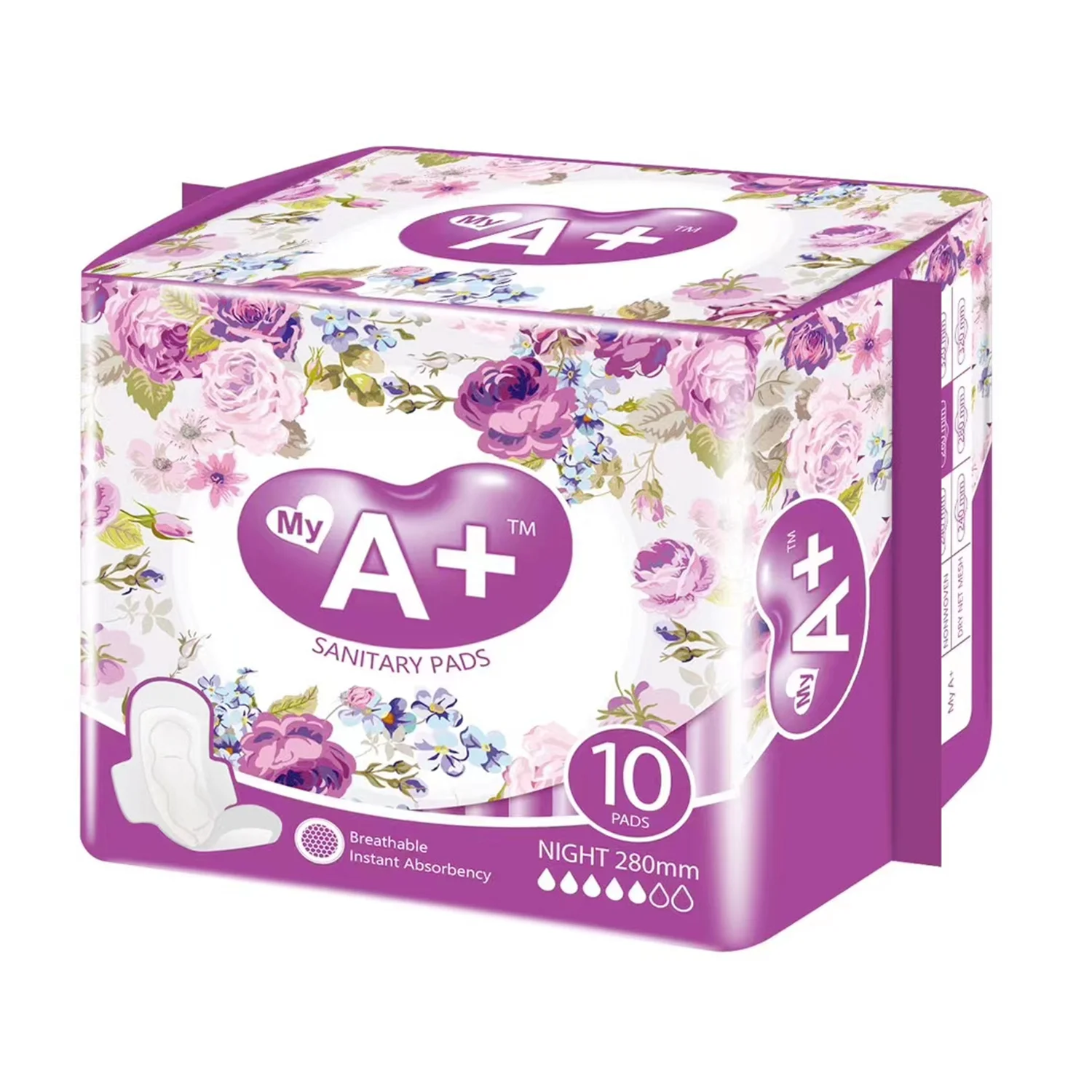 Cheap Lady Sanitary Pads Female Care Leakage Protection Lady Cotton