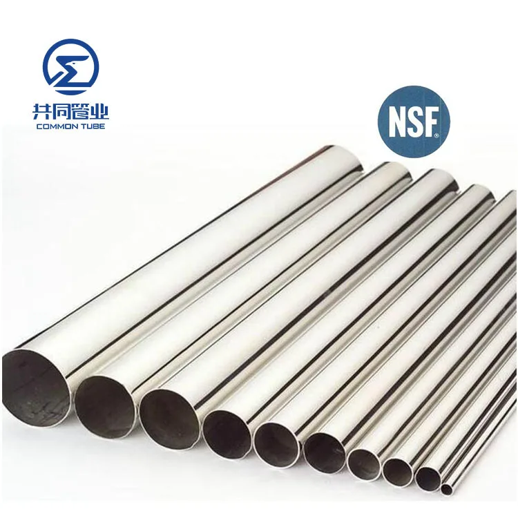 gas and water pipe production high quality 304 stainless steel pipe tube DN25