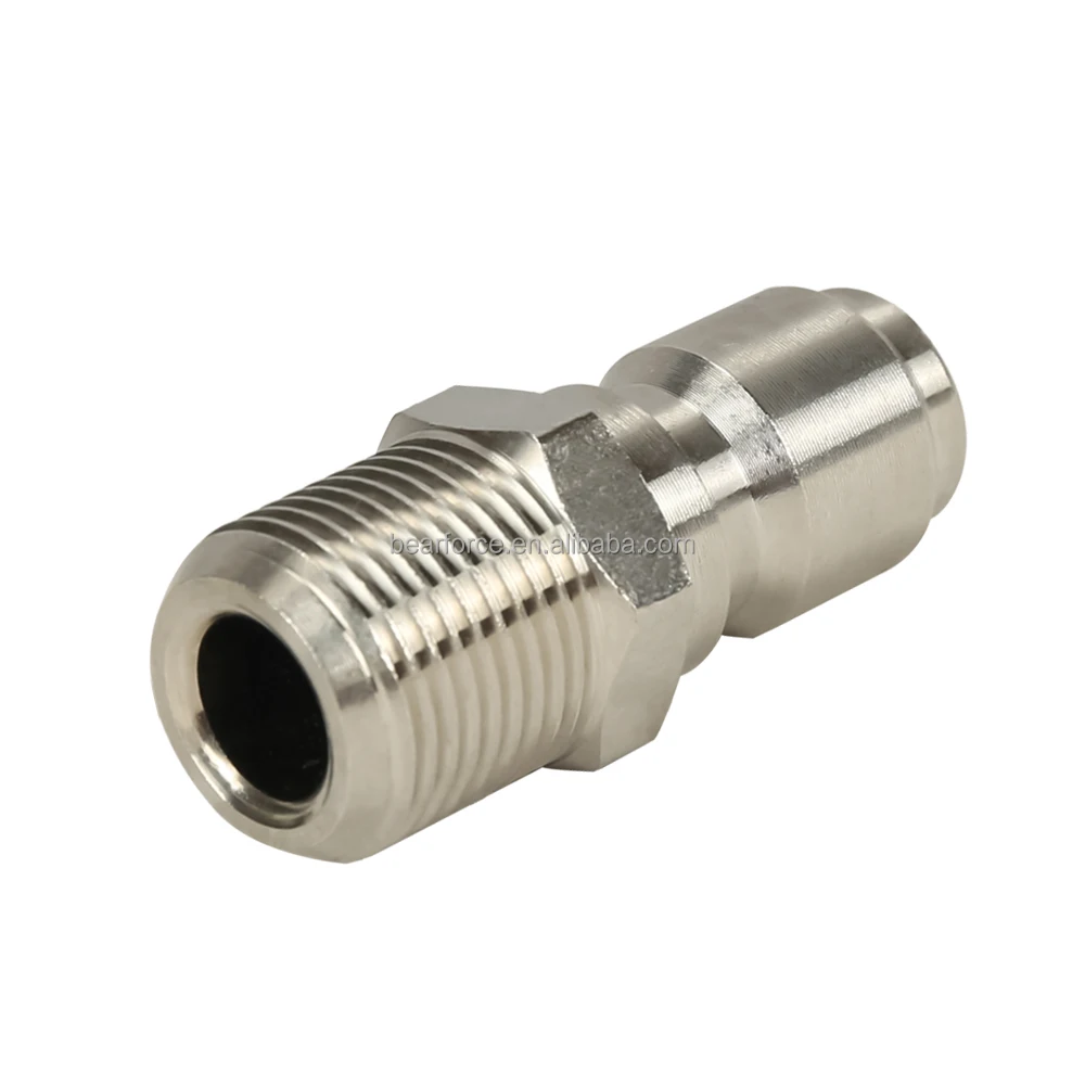 Pressure Washer Stainless Steel Quick Connector Plug 3/8