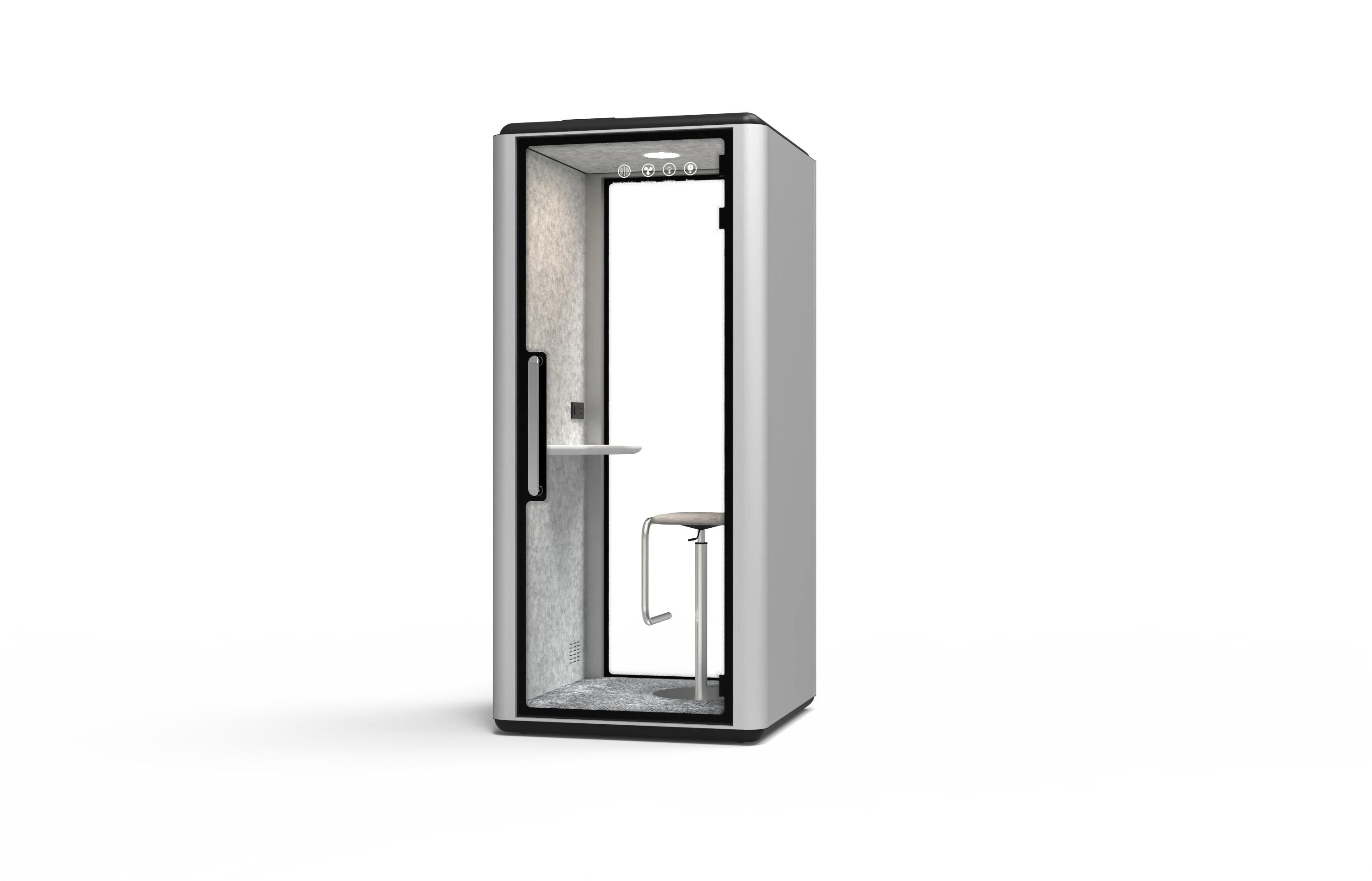 2025 Factory Wholesale Modern Luxury Leisure Booth Small Medium Large Private Pods Aluminum Alloy Soundproof And Movable 11