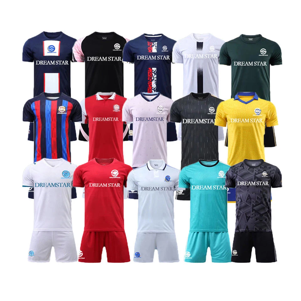 202223 Customized Soccer Jersey Sets Quick Dry Practice Soccer Wear