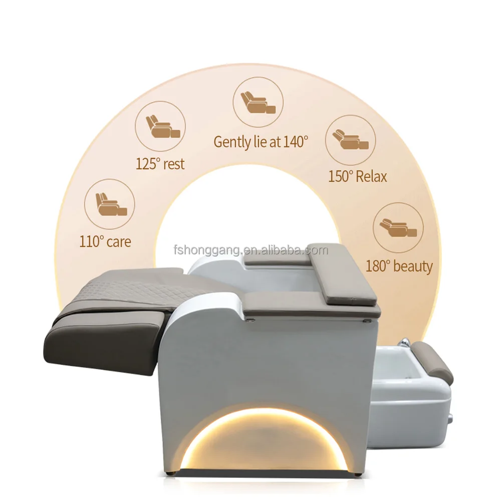 Luxurious Massage Pedicure Chair With Ambient Light Hand Washing