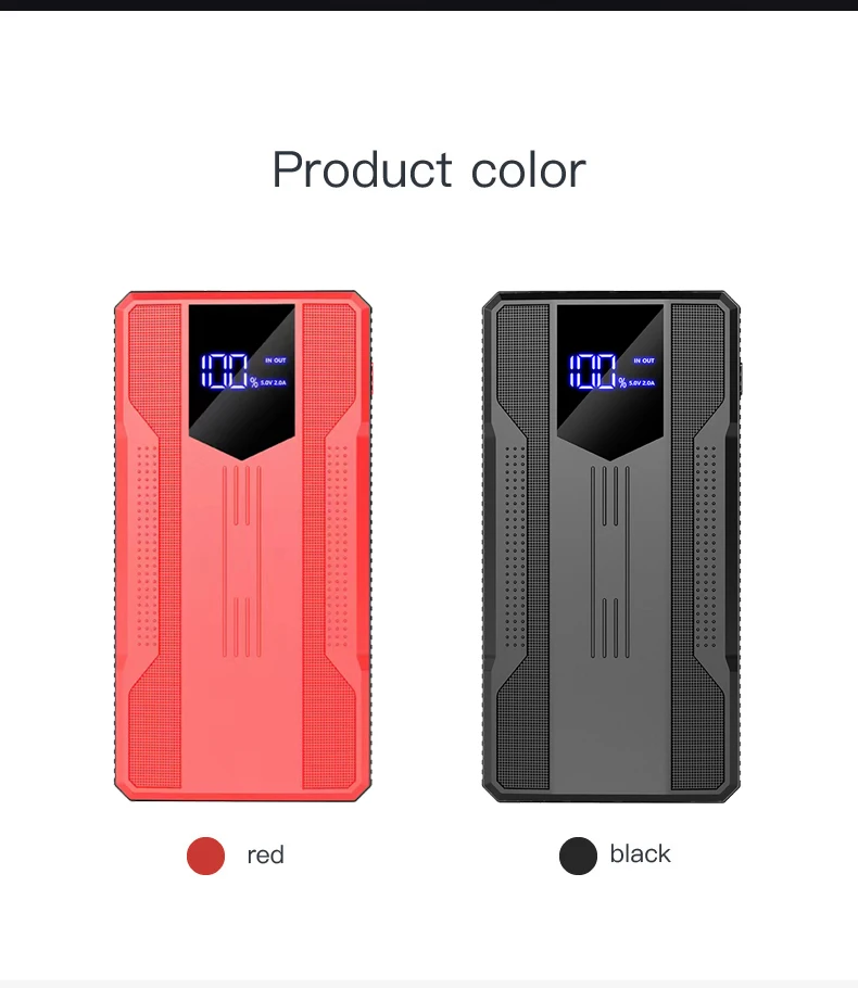 BR 2025 High Power Portable JumpStarter Emergency Multi-Function 12V Car Battery Charger for Gasoline Vehicles As Emergency Tool