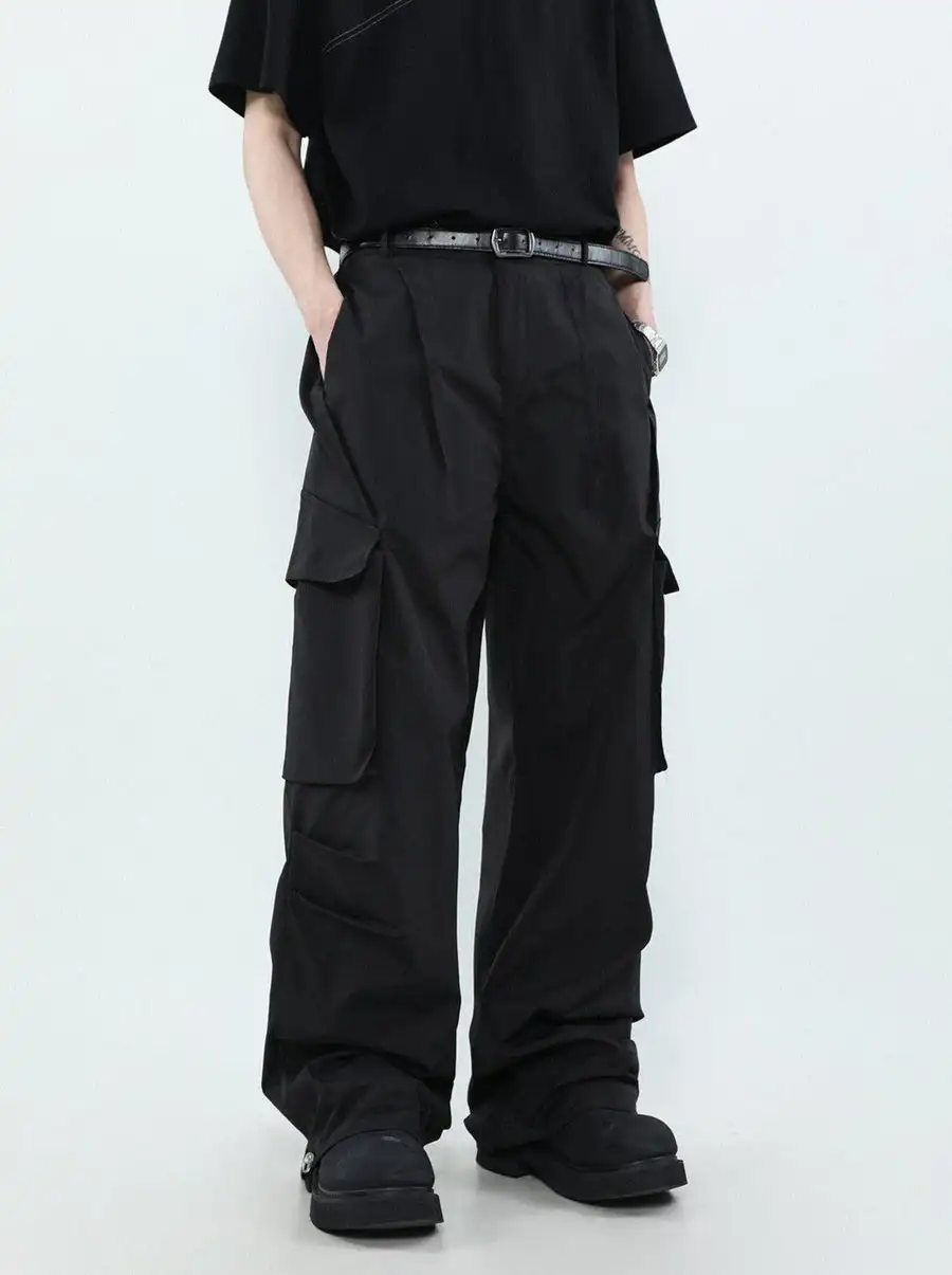Men's High Waist Baggy Cotton Sweatpants Yellow American Camouflage S Camo Burgundy Cleaner 100 Black Flared Cargo Pants