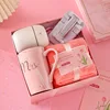[Powder] ceramic cup + humidifier + mobile phone holder + towel