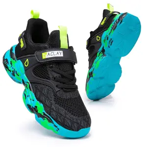 White Shoes Walking Style Footwear Outdoor Teenager Boy Wear-Resistant Trend Casual Shoes for Big Kids