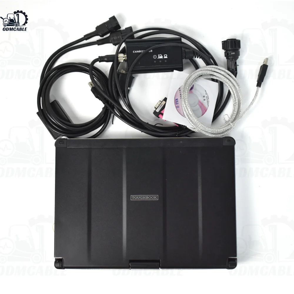 2024 Linde Canbox and Doctor Diagnostic Cable With CFC2 Laptop Pathfinder Software Forklift Truck Diagnostic Tool LSG Linde
