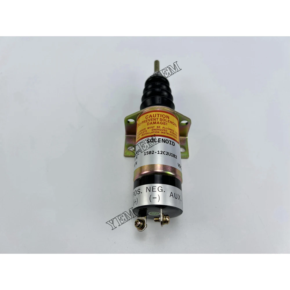 For Kubota Solenoid Valve 1502-12C2UIB2 Replacement Engine Parts