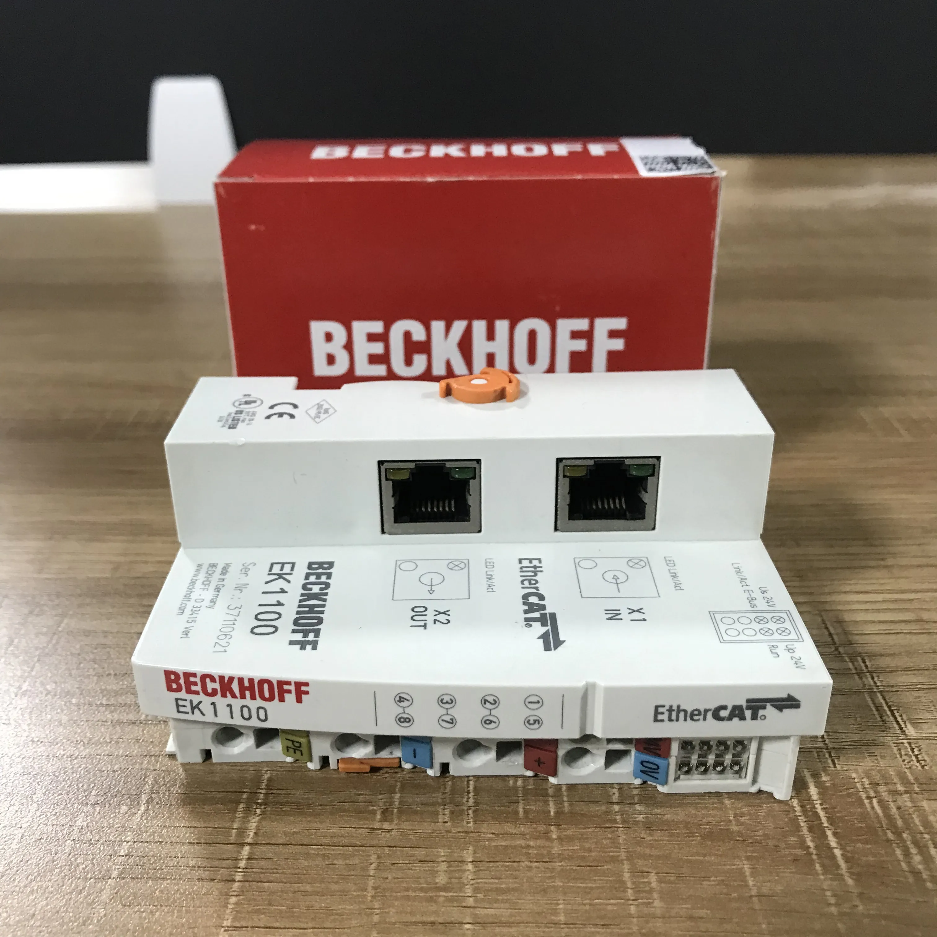Beckhoff EtherCAT-Koppler EK1100 – Für Feldbusanbindung, Elektronische Komponente