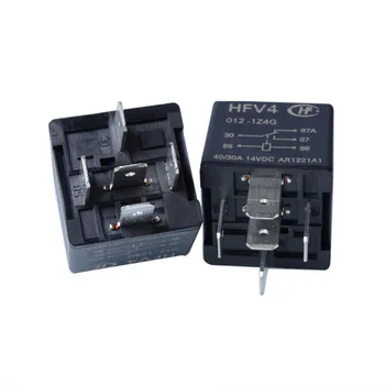 Relais De Puissance HONGFA HFV4-012-1Z4SGD1 12VDC 5 Broches 40/30A - Neuf