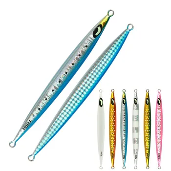 Hotsale 100g 150g 200g 300g Luminous Fast Sinking Metal Jig Lure Deep Sea Fishing Glow Eyes Jigger Bait with Best Price – Metal Jig – view 2