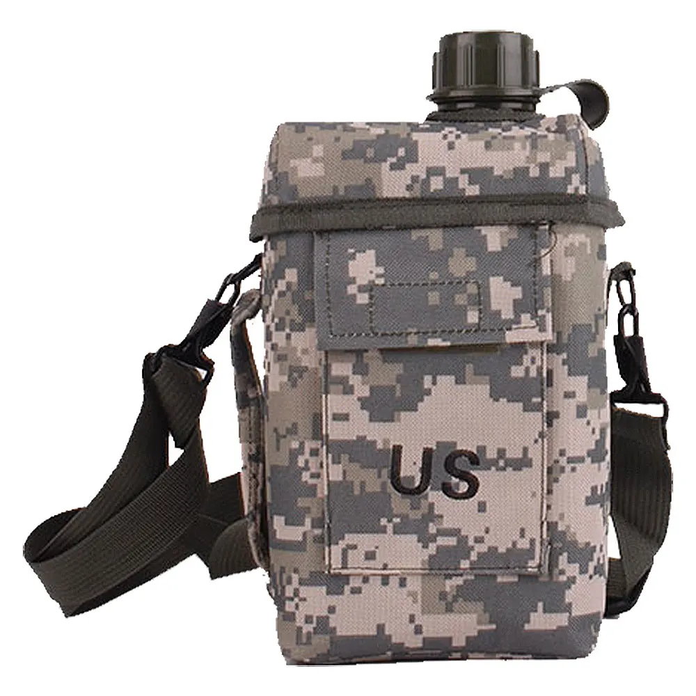 hiking canteen 3 piece Tactical Military Camouflage Camping Water
