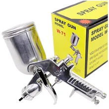 W71 W71G High quality Air tools Spray Paint Gun 1.5mm nozzle 400ml side metal cup Economy paint spray guns