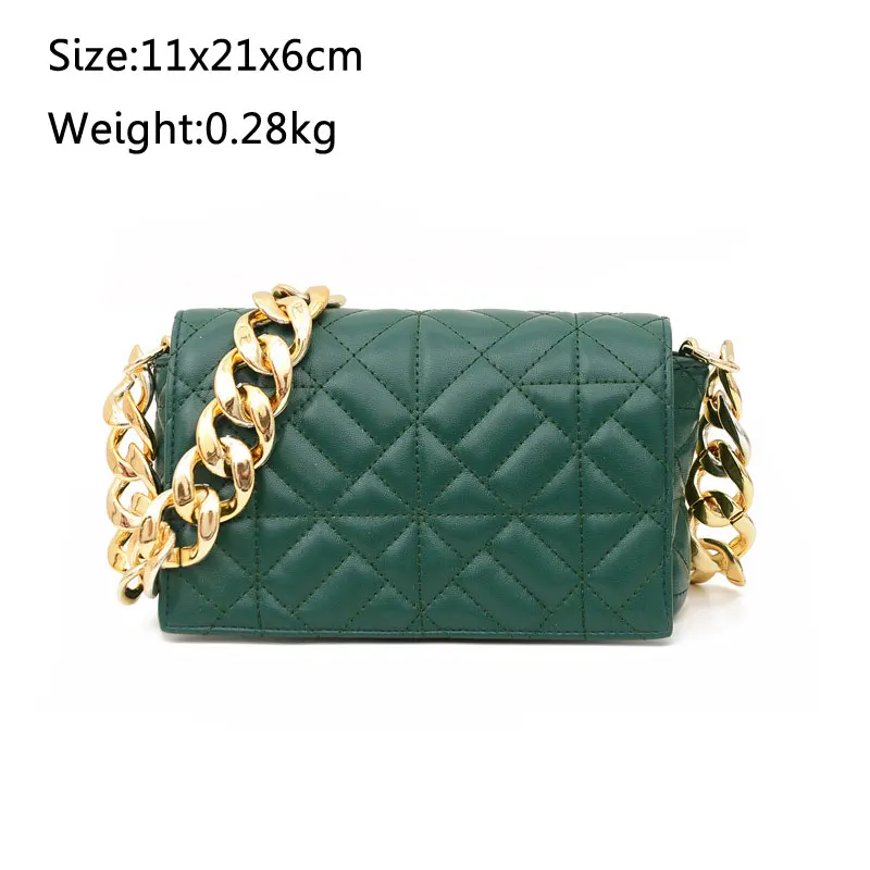 Luxury Mini Quilted Crossbody Bag Soft PU Leather