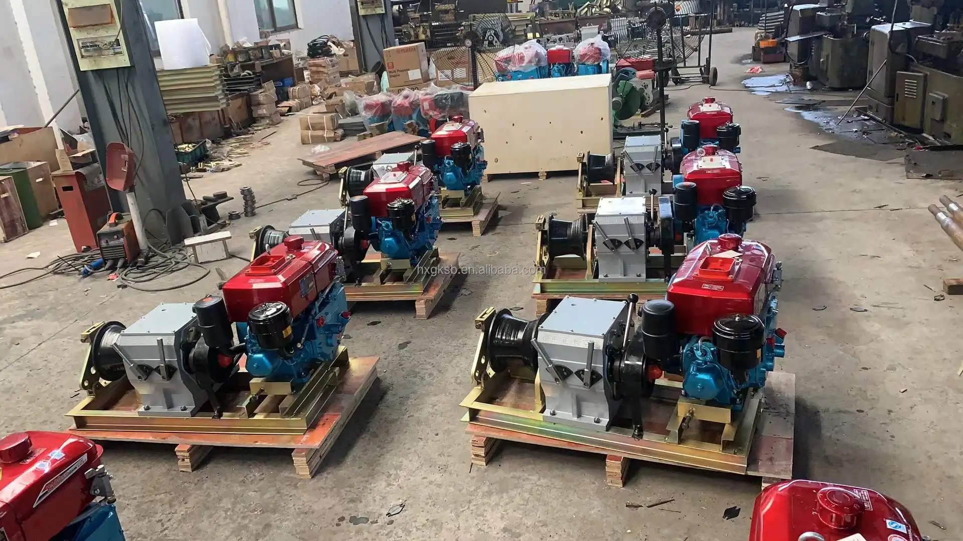 Dual-bull Wheel Motorized Cable Pulling Winch Cable Laying Equipment ...