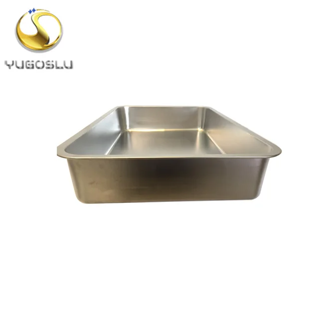 
Оптовая продажа, глубокий сервировочный поднос из нержавеющей стали для ресторана и отеля 