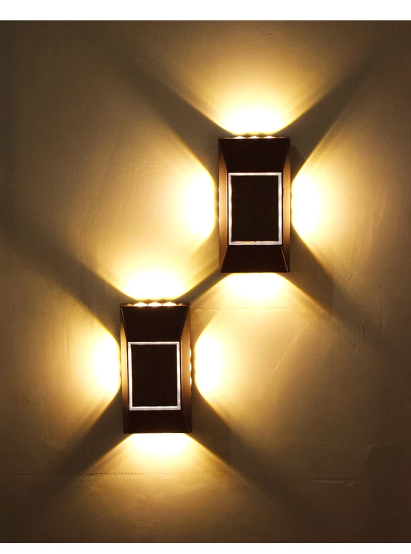 Smart Solar Led Outdoor Light Waterproof Garden Decor Lamps For Balcony