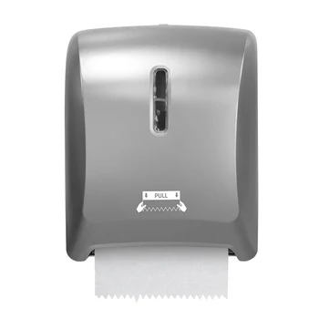 Bathroom Toilet kitchen ABS Plastic hand Tissue Dispenser Wall Mounted Jumbo Roll Automatic cut paper towel dispenser
