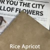 Rice Apricot Suede