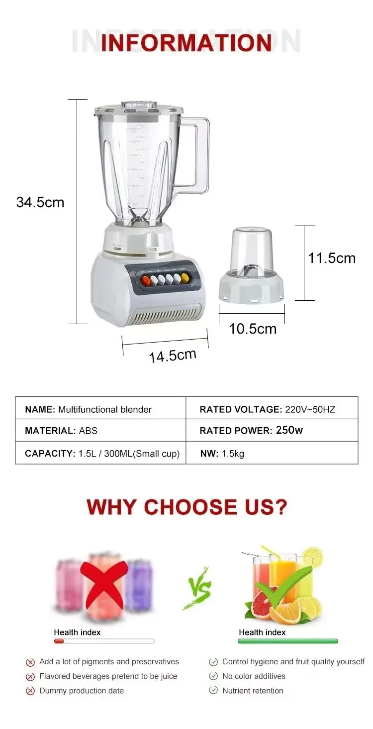 2025 Hot Popular Kitchen Baby Food Grinder Portable Juicer Mixer Juicer Mixer Home Cooking Machine Multifunctional Juicer Mixer