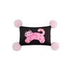Dutch plush cat headrest with black base