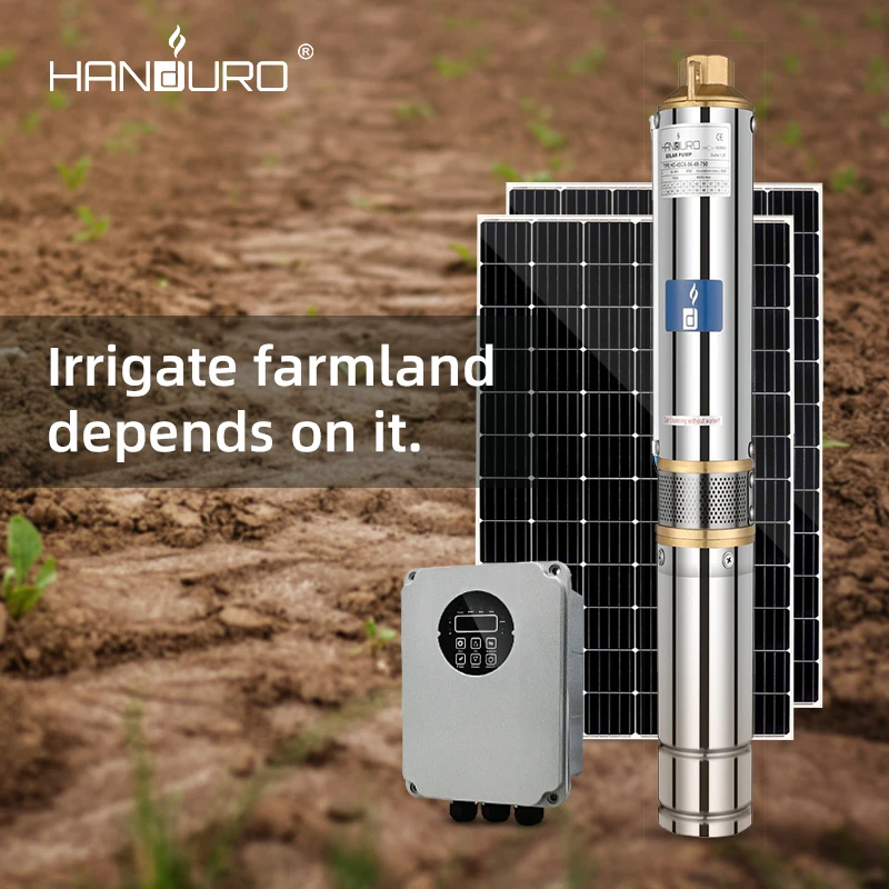 2HP China Bigger Flow 1500w Solar Water Powered Water Pump for Irrigation Yemen Market