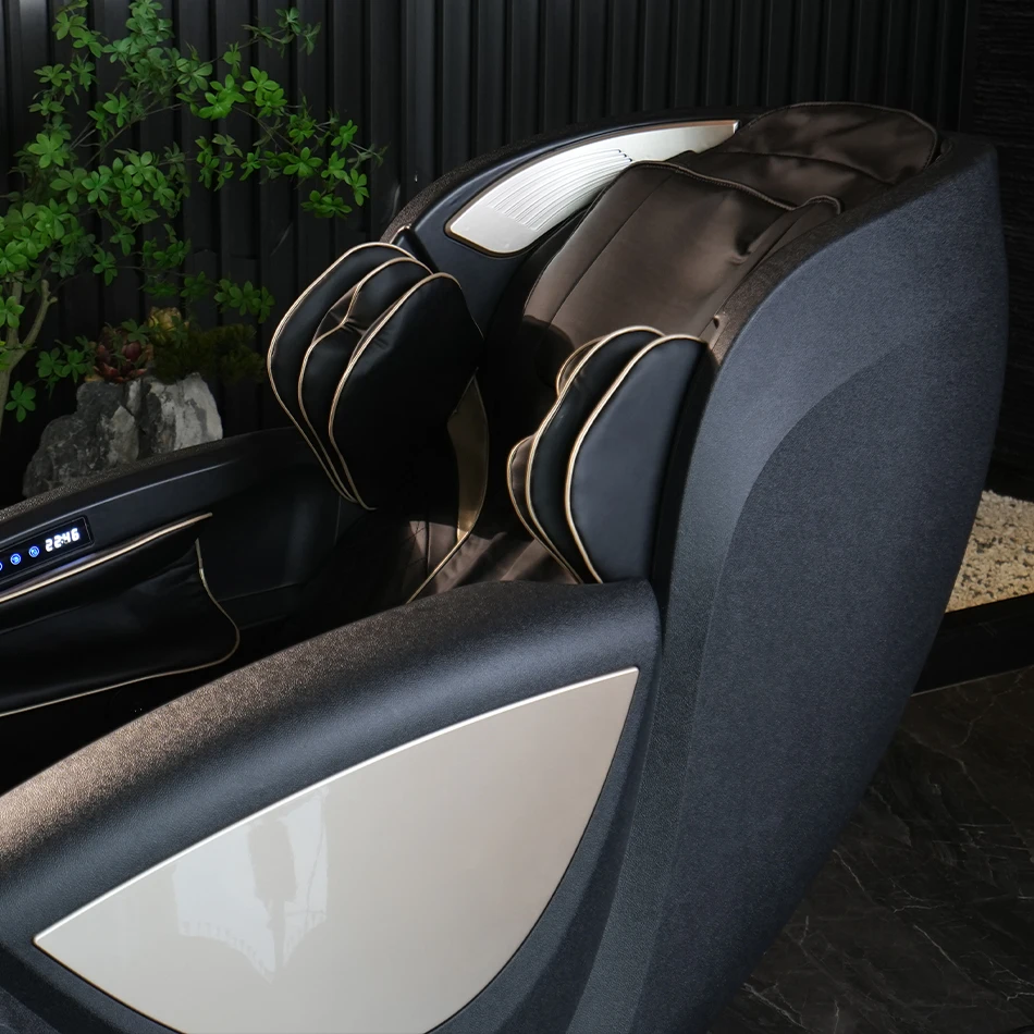 ゼロ・グラビティ インテリジェント 3D スマートコイン＆紙幣対応 自動販売マッサージチェア 現金箱 ピンクベージュ