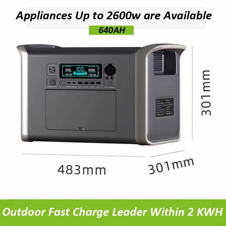 grecell portable power station Shop GRECELL Portable Power Station 2400W Black / With 200w Solar Panel