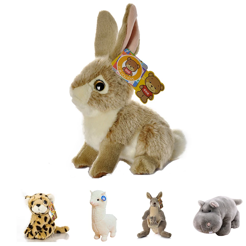 Plush Rabbit Toy Heated Animal  Plush Stuffed Weighted Toys Wholesale for Baby