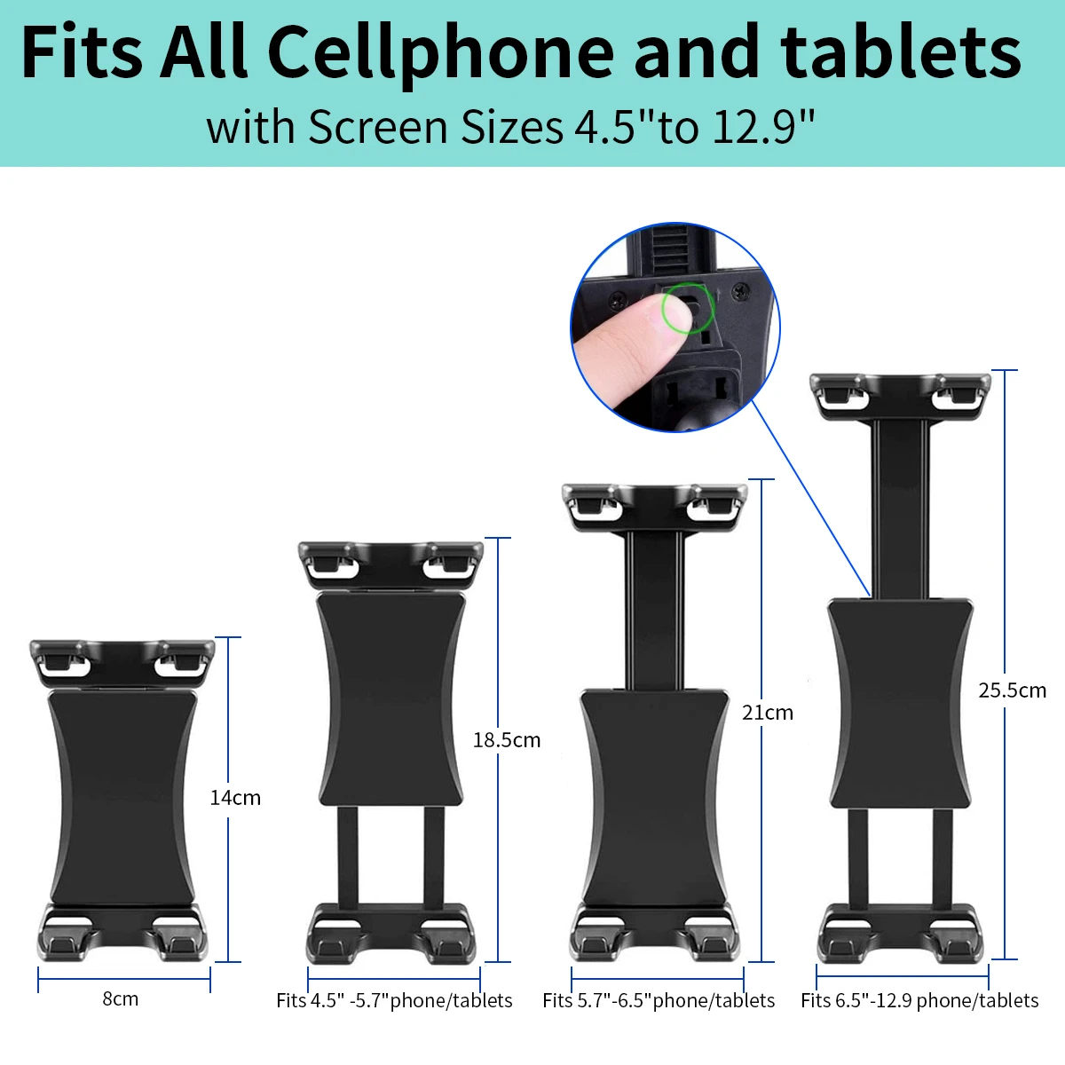 Подставка-органайзер на заднее сиденье для телефона и планшета