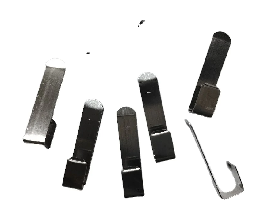 Изготовленный на заказ аппаратный плоский пружинный зажим из нержавеющей стали и пружинный зажим для денег и пружинный зажим для кнопок