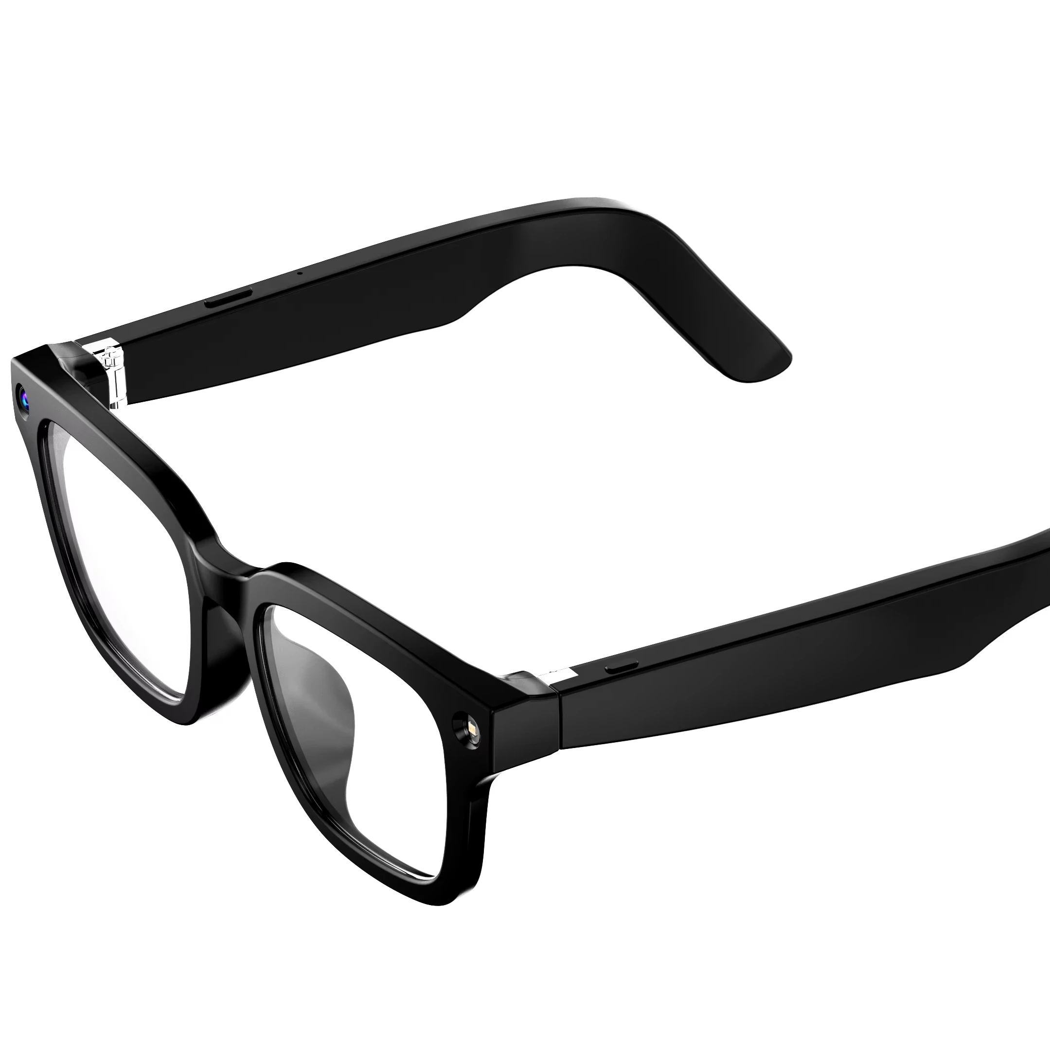 2025 On-Site Recording Translation AI Smart Glasses with Camera for Audio Call Dialogue Meeting Custom SDK AI Support ChatGPT