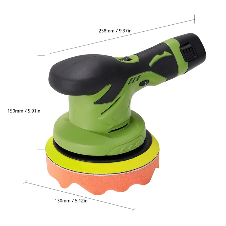 Двигатель постоянного тока LCP699-2 8 мм), полировальная машинка для Orbit 10,8 V / 12V мини Аккумуляторный автомобиль красоты щетка для чистки с полировальной подложкой