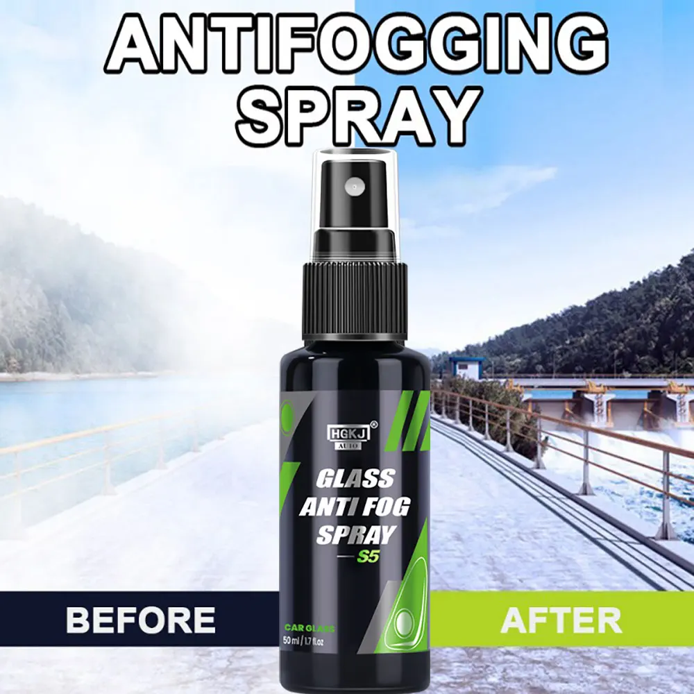 Prevent Fogging Long Lasting for Car Inside Glass Anti Fog Spray Prevents Fogging Clear Vision Auto Accessories HGKJ S5