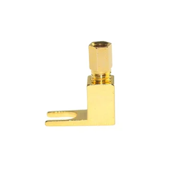 Copper Hi-end Audio Banana to Spade Adapter Plug Speaker Cable Connector