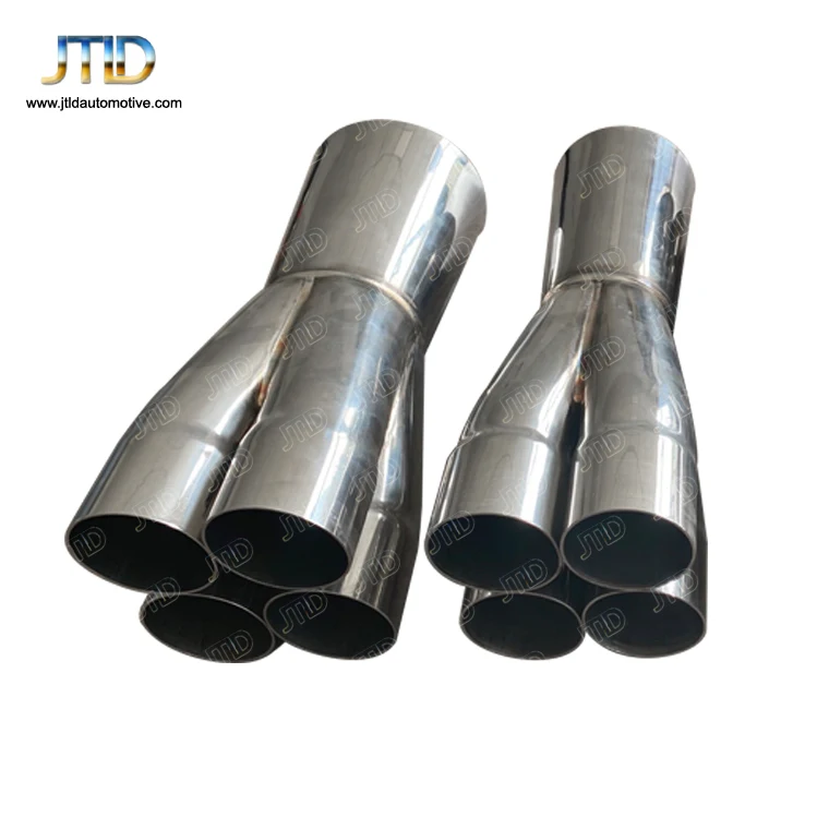 thumbnail image 2 of ExoFlow Stainless Steel 2-Into-1 Merge Collector – 304, 3x3, CC215SS 2 of 4