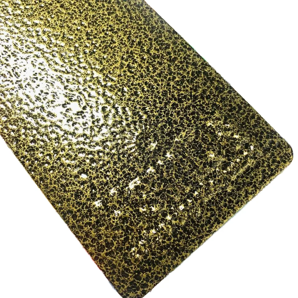 Antique Gold Hammer Texture Thermosetting Powder Coat Epoxy Polyester Paint for Metal Furniture