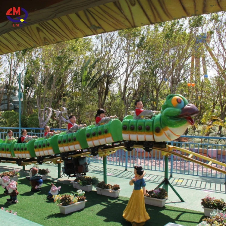 Attractive New Design Electric Model Train Fruit Worm Roller Coaster