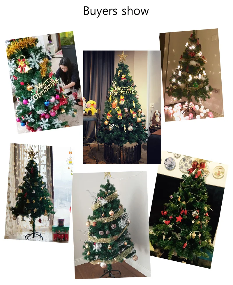 120/150/180/210cm Encryption Artificial Christmas Tree Decorations Pre